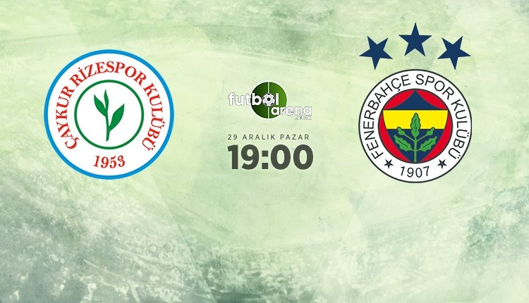 <h2>ÇAYKUR RİZESPOR - FENERBAHÇE MAÇI MUHTEMEL İLK 11’İ</h2>