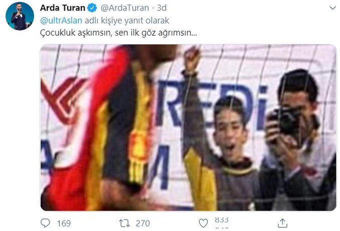 <h2>ARDA TURAN’DAN GALATASARAY PALAŞIMI</h2>