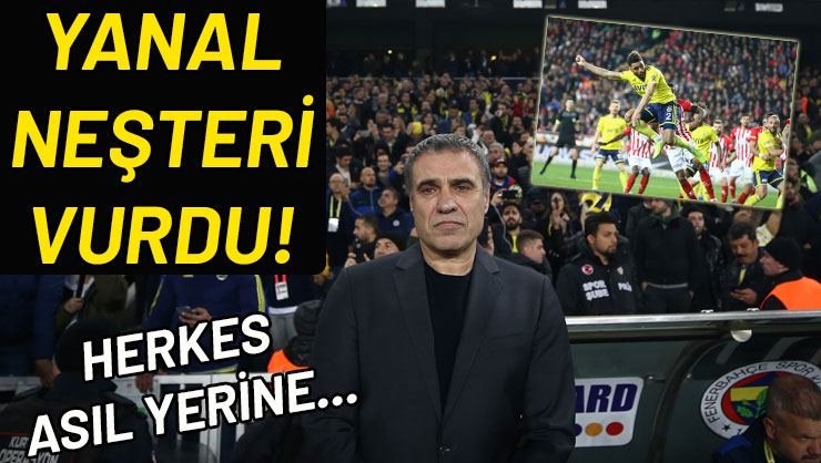 <h2>ERSUN YANAL NEŞTERİ VURDU</h2>