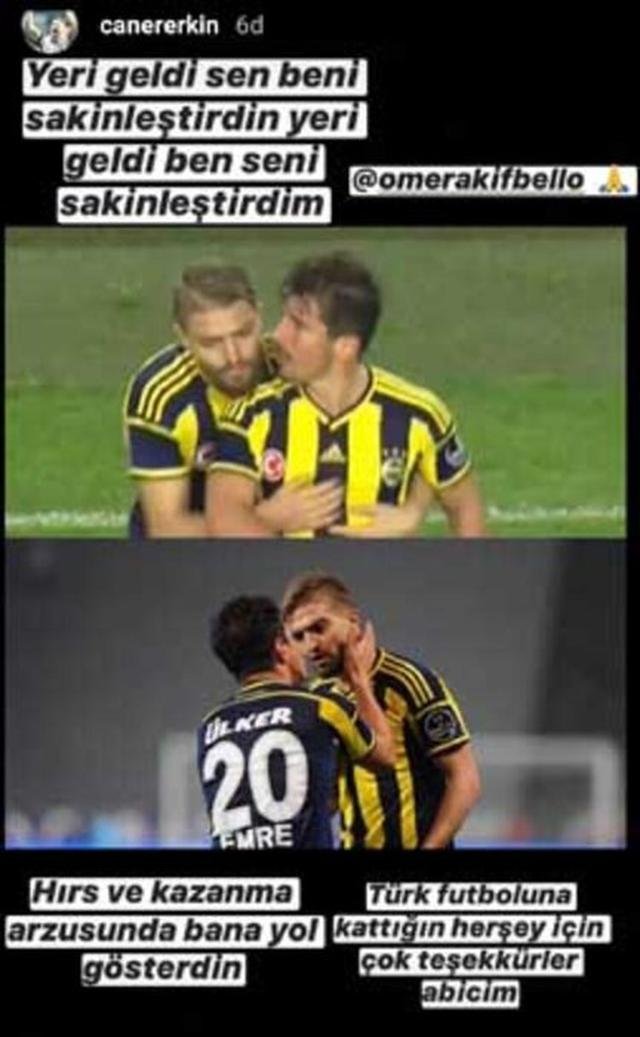 <h2>CANER ERKİN’İN EMRE BELÖZOĞLU PAYLAŞIMI</h2>