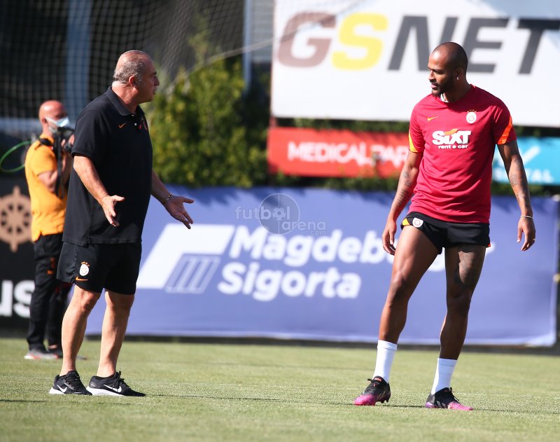 'FutbolArena Galatasaray antrenmanında