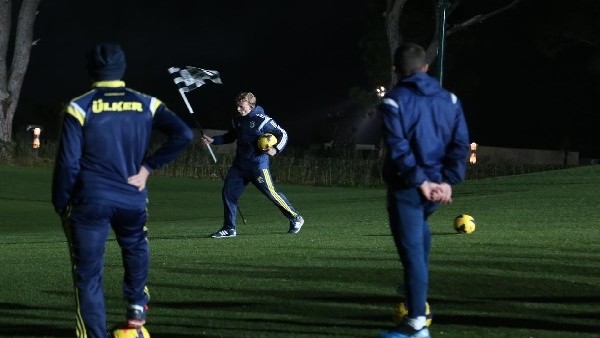 Fenerbahçe'de yerlilerle yabancılar, FootGolf'te kapıştı