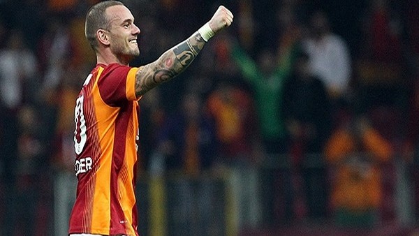 Galatasaray'da Sneijder sevinci