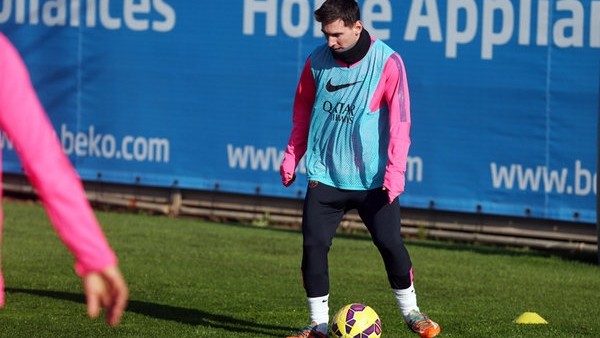 Taraftara açık idmana Messi katılmadı!