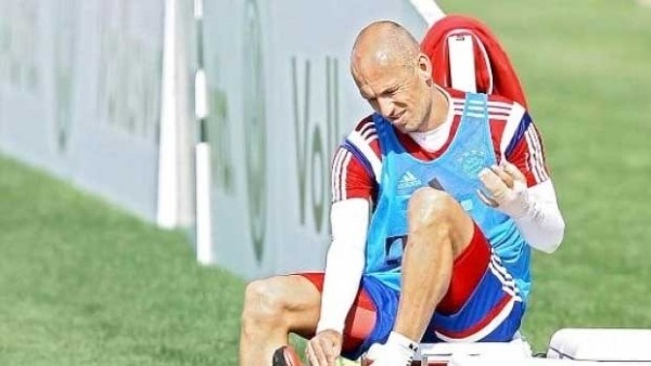 Robben'den 'timsah' şakası!