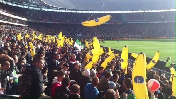 Feyenoord taraftarları ırkçılık yapmadı
