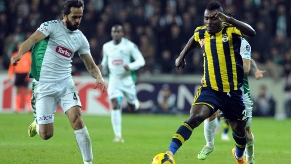 Konyaspor ile Fenerbahçe ilk kez berabere kaldılar