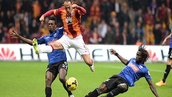 Galatasaray 23 şutla en iyi şut performansına ulaştı