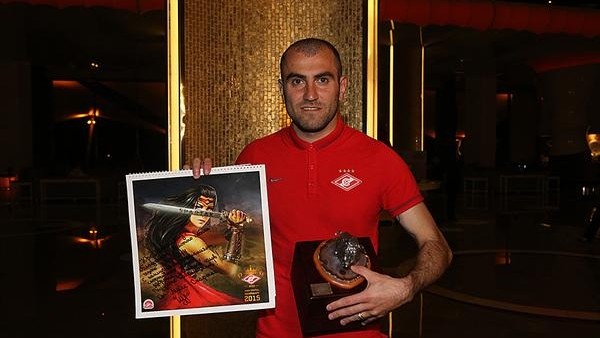 Spartak Moskova'da geçen sezonun en iyisi Movsisyan