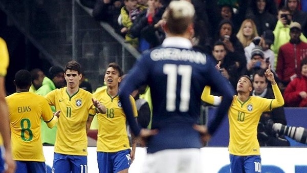 Brezilya, Fransa'yı 3-1 yendi