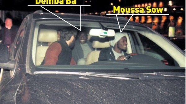 Demba Ba ve Sow'un flaş buluşması
