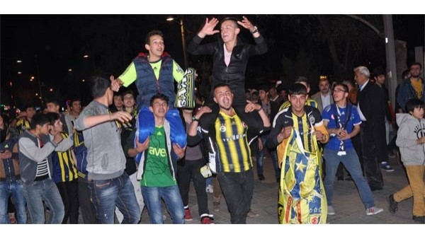 Konya'da derbi galibiyeti coşkusu