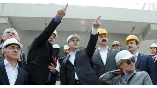 Bakan Kılıç'tan yeni Samsun stadına çıkarma