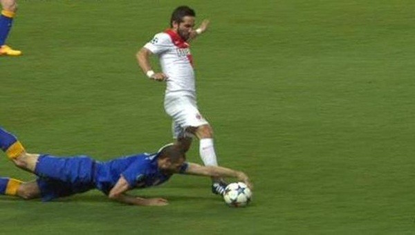 Chiellini yaptığı hareketle geceye damga vurdu