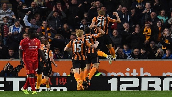 Liverpool'a bir darbe de Hull City'den