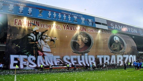 Trabzonspor'un pankartında skandal hata!