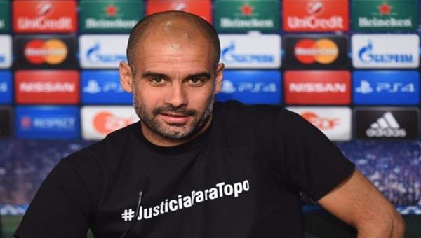 Guardiola'nın tişörtü başına bela oldu