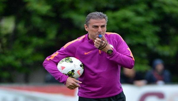 Galatasaray'da neşeli antrenman
