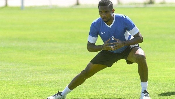 Antalyaspor'da Eto'o ilk antrenmanına çıktı