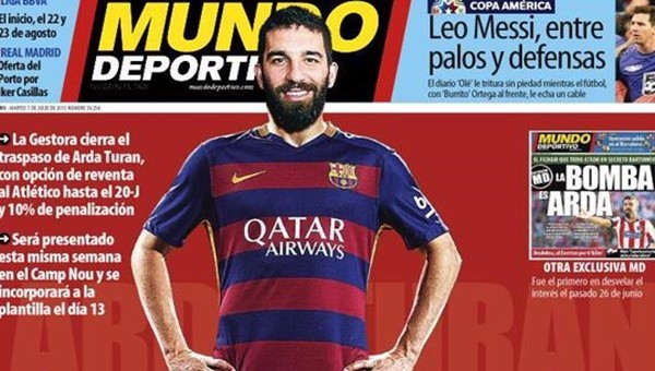 Arda Turan, İspanya'da manşetlerde
