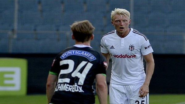 Beşiktaş'ın yeni transferi Beck'in ilk heyecanı