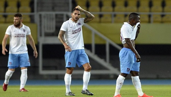 Trabzonspor, Rabotnicki'ye 1-0 mağlup oldu