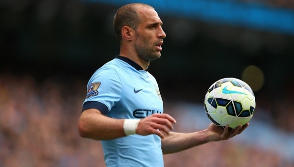  Manchester City'de Pablo Zabaleta şoku