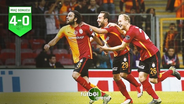 Galatasaray 4-0 Eskişehirspor maçın özeti ve golleri