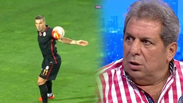 Erman Toroğlu'nda Podolski'nin golüne tepki