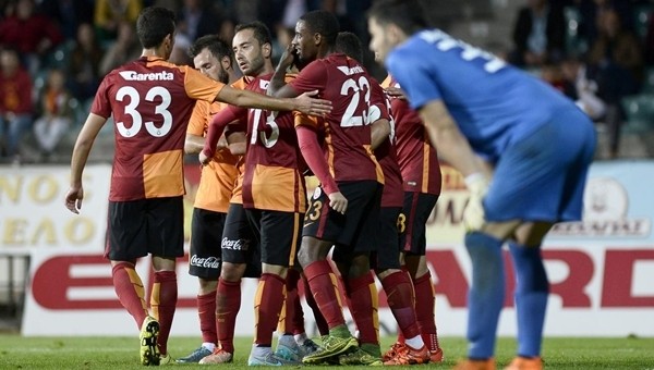Galatasaray hazırlık maçında Panthrakikos'u 1-0 yendi