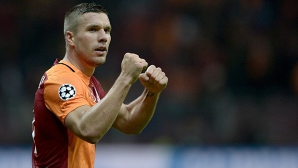 Maçın yıldızı Podolski'den açıklama