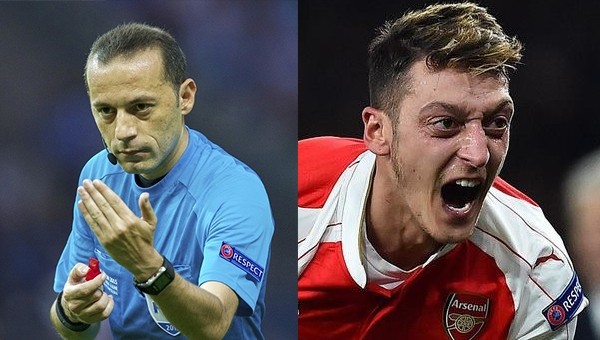 Mesut Özil'den Cüneyt Çakır'a Türkçe küfür!