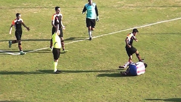 Amatör Lig'de tekme attı, 2 yıl men cezası aldı