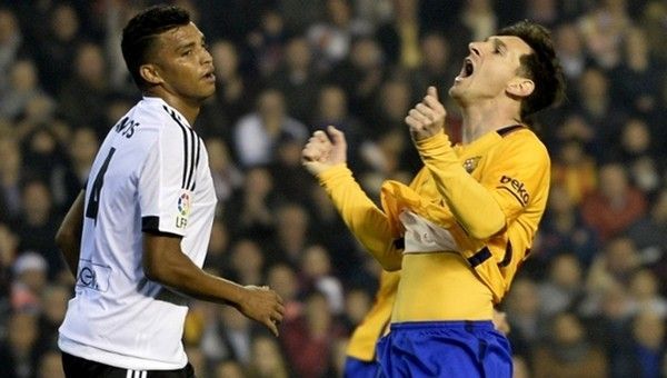 Barcelona'ya Valencia freni
