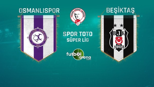 Beşiktaş ile Osmanlıspor 13. kez karşılaşacak