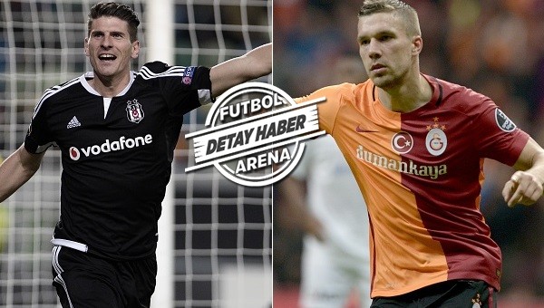 Mario Gomez ve Lukas Podolski kapışması