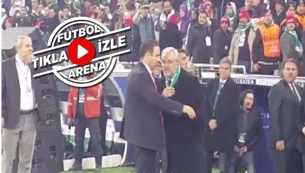 Timsah Arena'nın açılışında Recep Bölükbaşı sahaya sokulmadı