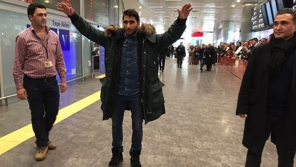 Aras Özbiliz, İstanbul'a geldi