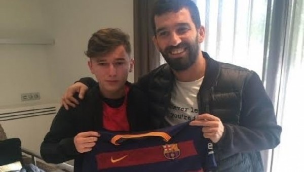 Arda Turan, Melih Macun'u ağırladı