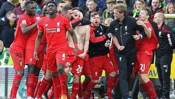 Norwich City 4-5 Liverpool maç özeti ve golleri