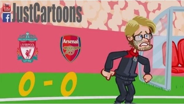 Liverpool - Arsenal maçı animasyon filmi izle