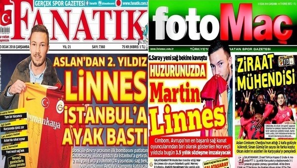 Spor gazetelerinde günün manşetleri! Fanatik, Fotomaç, AMK gazeteleri (13 Ocak 2016)