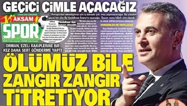 Spor gazetelerinde günün manşetleri (2 Ocak 2016)