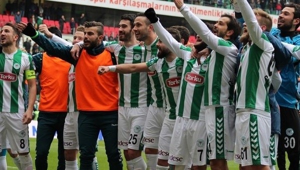 Torku Konyaspor'da galibiyet sevinci 