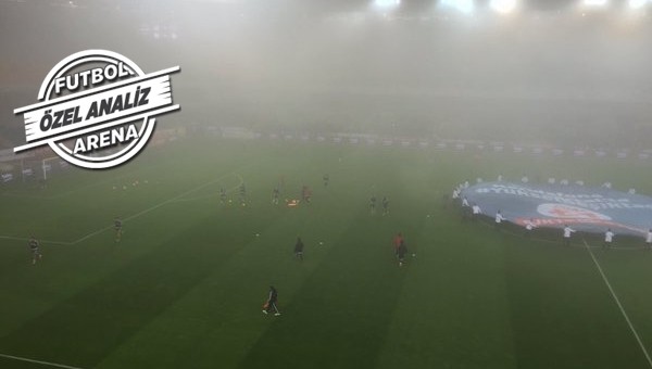 Beşiktaş - Mersin İdmanyurdu maçına sis engeli
