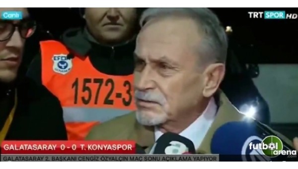 Galatasaray İkinci Başkanı Cengiz Özyalçın'dan ilginç forvet cevabı - İZLE
