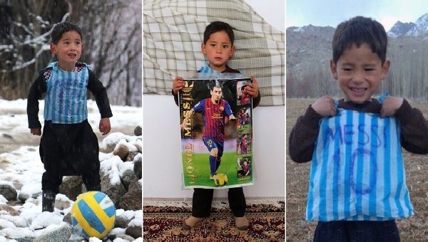 İnternet fenomeni Afgan çocuk, Messi'yle buluşacak