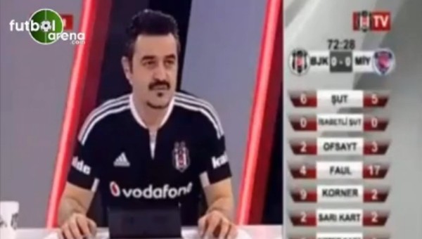 Sosa'nın frikik golünde BJK TV spikerinin sevinci - İZLE