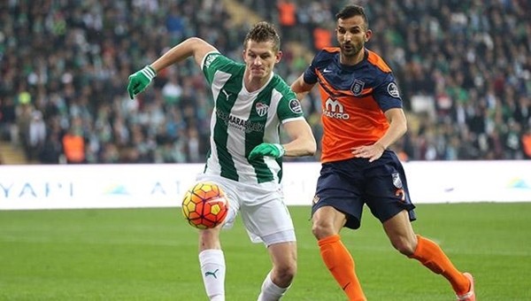 Bursaspor 3-3 Medipol Başakşehir maçın özeti ve golleri