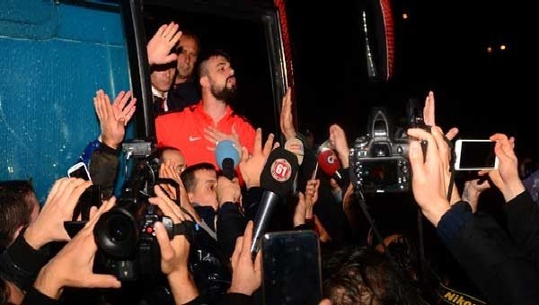 Trabzonspor'a coşkulu karşılama - Süper Lig Haberleri